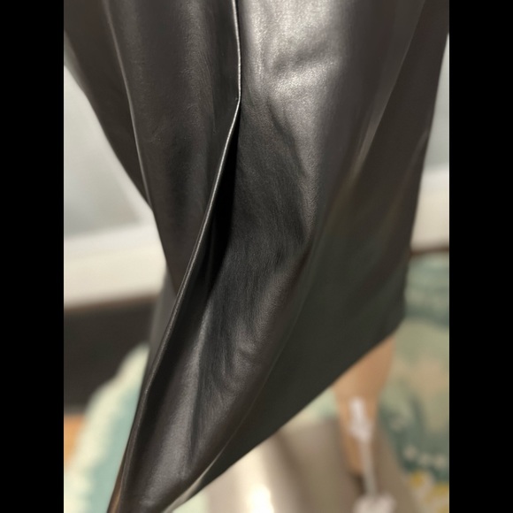 Bernadette Eva Painted Flowers Faux Leather Skirt - Picture 7 of 14